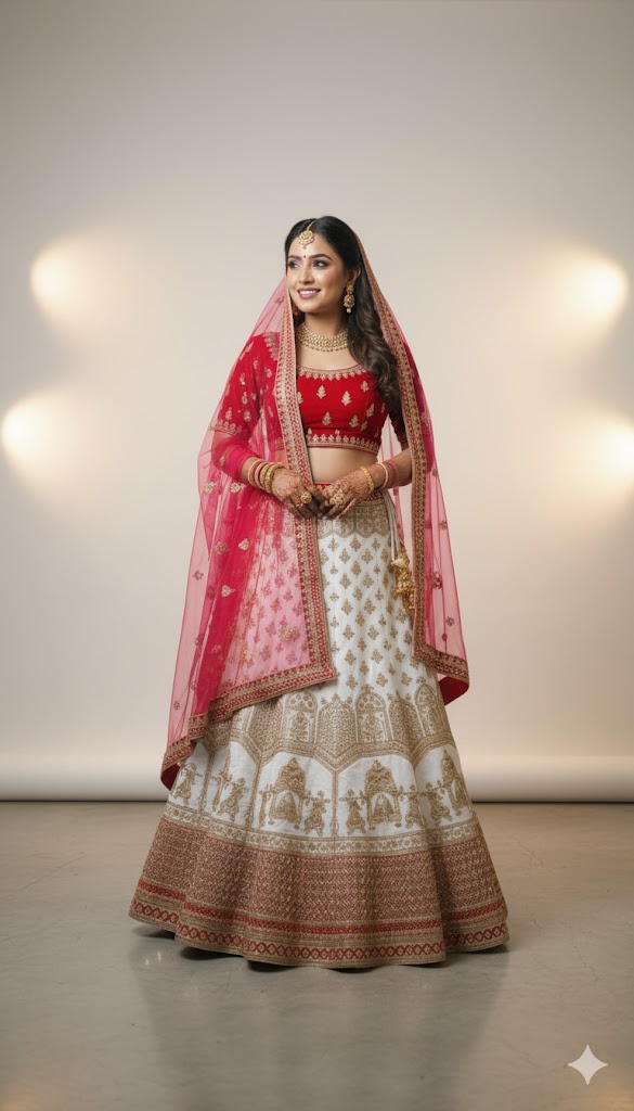 LEHENGAS-DUPION-SEMI-STICHED-MIE 8312